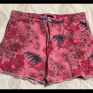 BDG Urban Outfitters Pink Floral denim Shorts